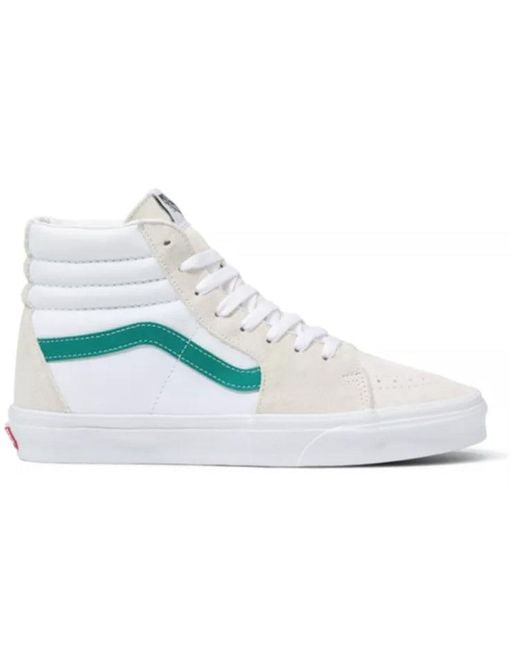 Vans White Sk8-Hi 'Classic Sport