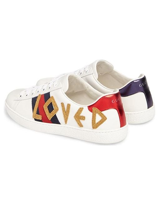 Gucci White Ace 'Loved' for men