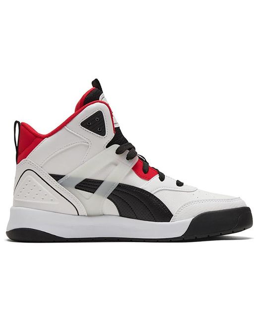 PUMA White Backcourt Mid for men