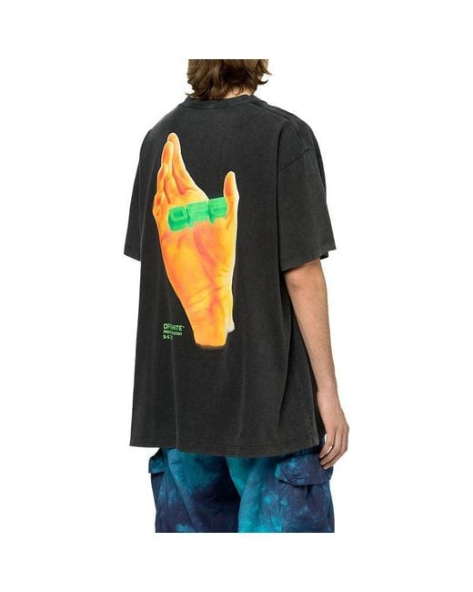 Off-White c/o Virgil Abloh Black Oversized Fit Hand for men