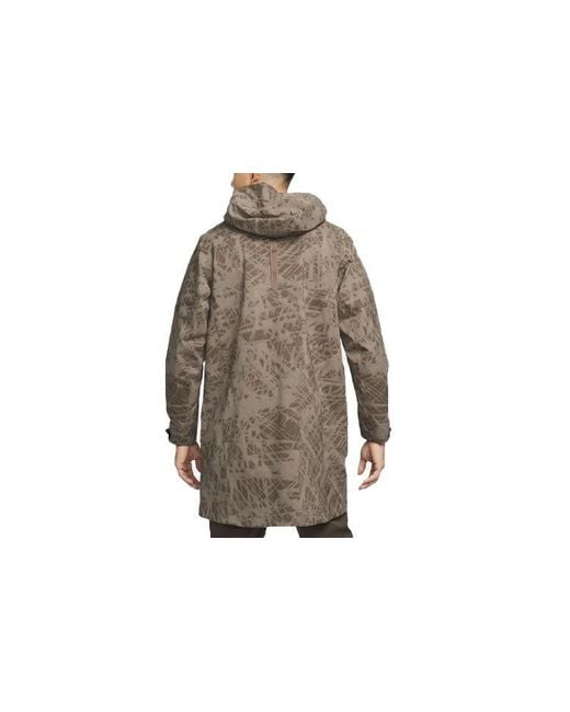 Nike Brown Storm-Fit Adv Tech Pack Casual Sports Hooded Long Sleeves Jacket for men