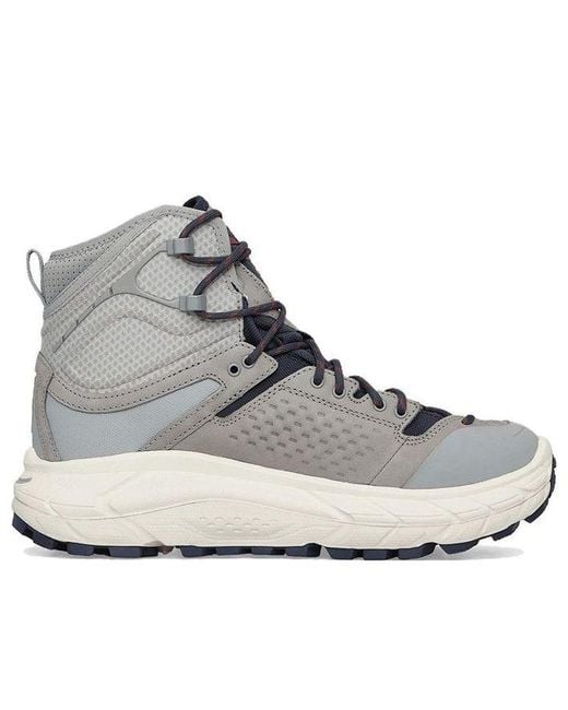 Hoka One One Gray Tor Ultra High Gore-Tex 'Limstone Shifting Sand' for men