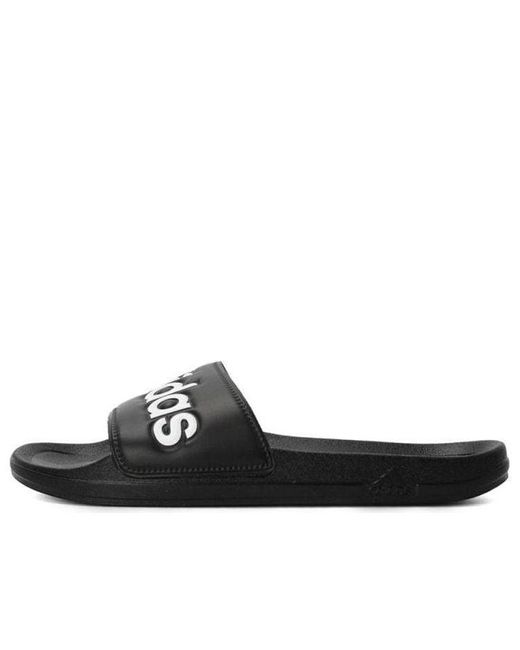 Adidas Black Laoxo Slippers for men