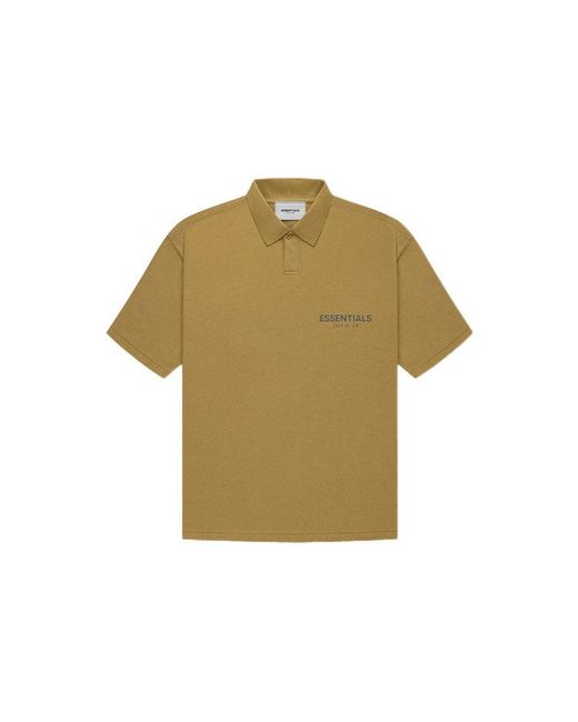 Fear Of God Green Fw21 Logo Polo Shirt' 'Amber' for men