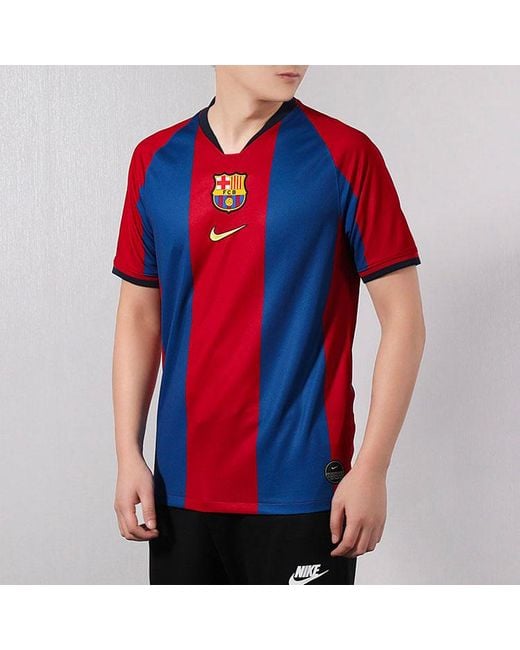 Nike Red Fc Barcelona Jersey 'Blaugrana' for men