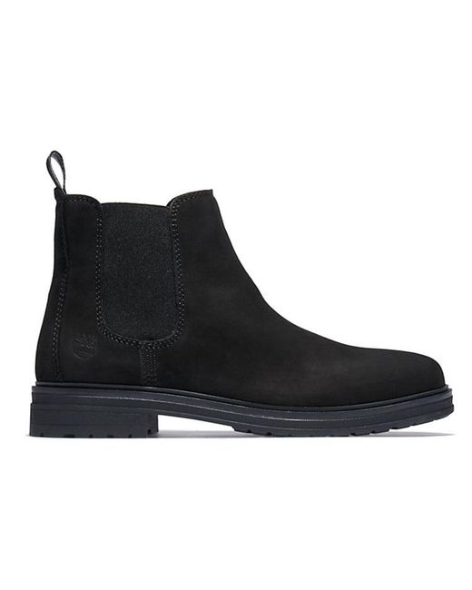 Timberland Black Hannover Hill Chelsea Boots