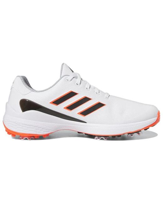 Adidas White Zg23 Golf Shoes Semi Solar' for men