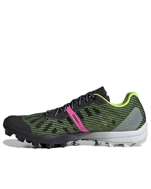 Adidas Green Terrex Speed Sg Soft Ground Trail Running for men