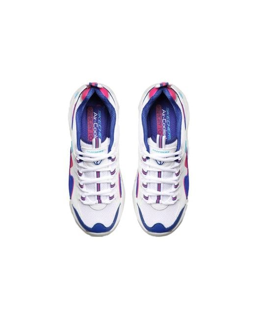 Skechers Blue (Wmns) D'Lites 3.0 Zenway Low-Top Sneakers