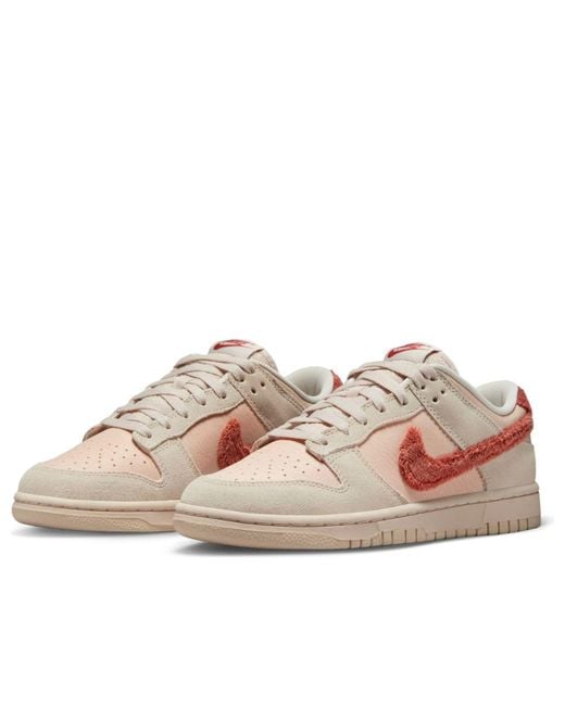 Nike Pink (Wmns) Dunk Low 'Terry Swoosh'
