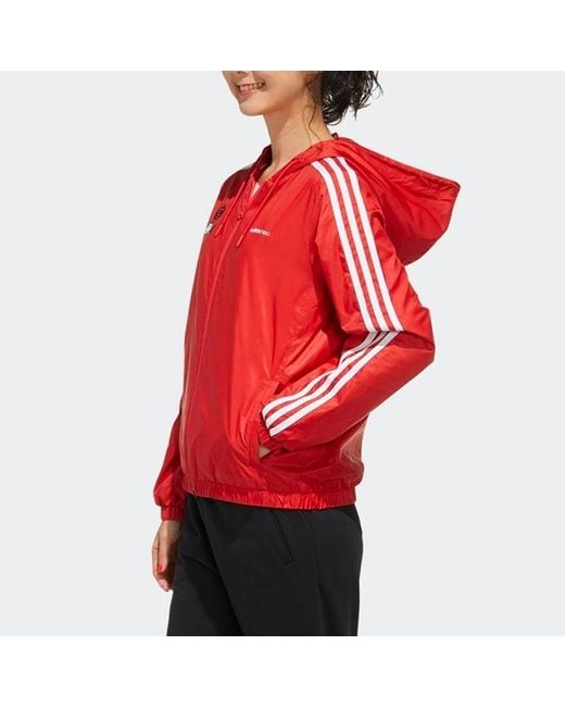 Adidas Red (Wmns) Neo X Hua Mulan Printing Jacket