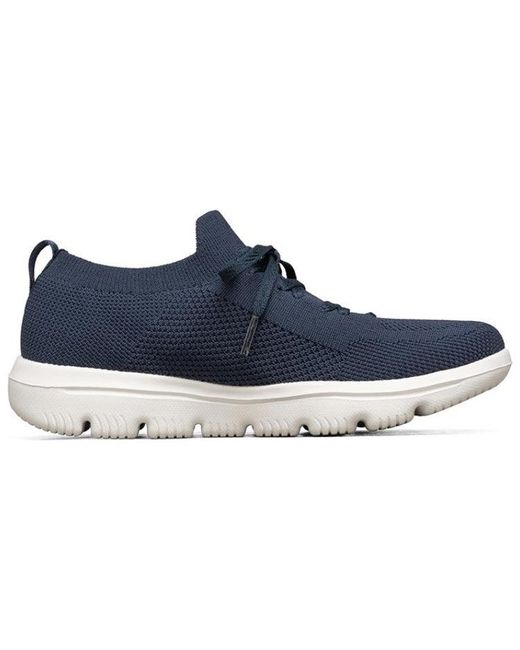 Skechers Blue (Wmns) Go Walk Evolution Ultra Sports Shoes