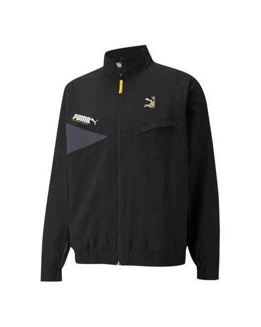 PUMA Black International Winterized Woven Jacket for men