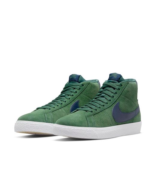 Nike Green Zoom Blazer Mid Sb 'Noble' for men