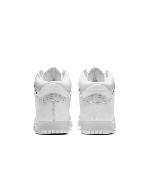 Nike White X Slam Jam Dunk High Platinum' for men