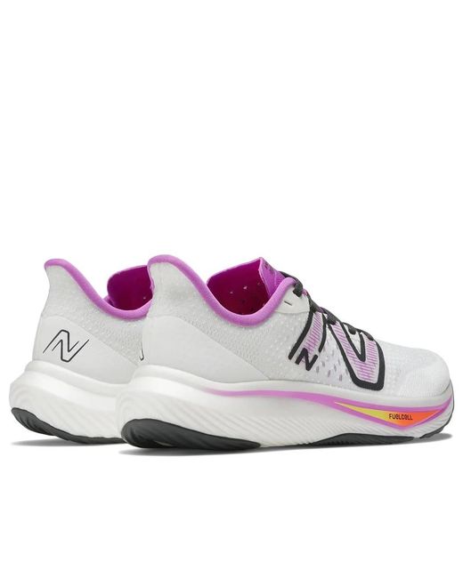 New Balance White (Wmns) Fuelcell Rebel V3 D Wide