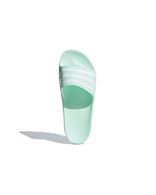 Adidas adilette ice mint on sale