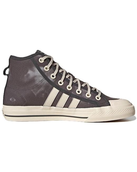 Adidas Black Nizza Hi Rf 'Bleached for men