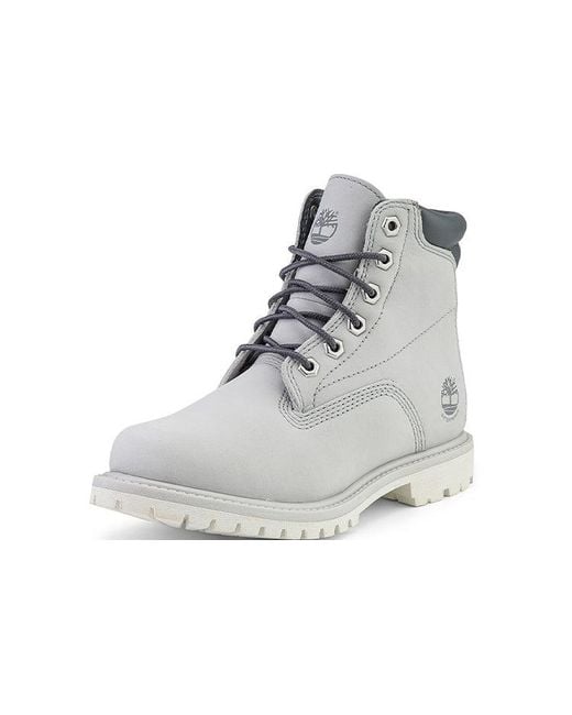 Timberland Gray (Wmns) Waterville Inch Wide Fit Waterproof Boots 'Light'