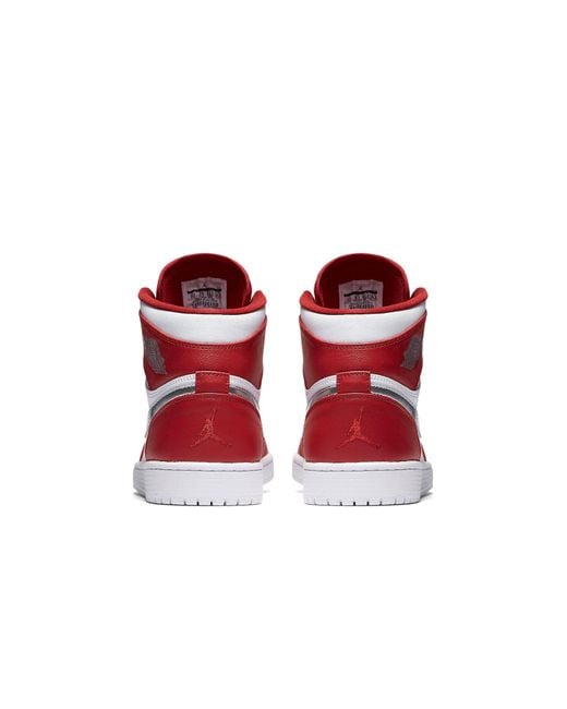 Nike Red Air 1 Retro High Shoes for men