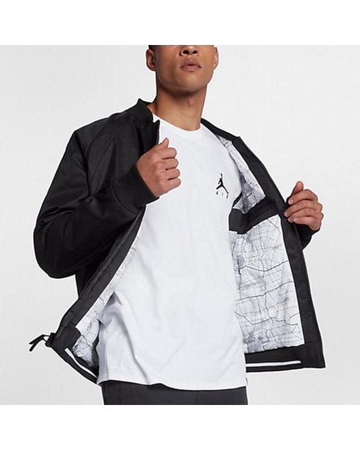 Nike Black City Of Flight Ma-1 Jacket for men