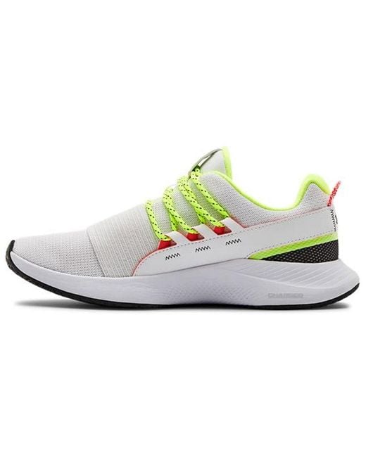Under Armour White (Wmns) Charged Breathe Lace Running Shoes