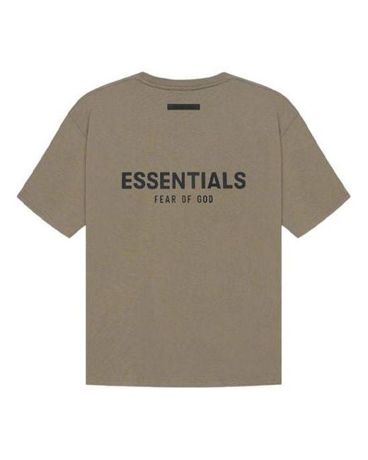 Fear Of God Gray Ss21 Short Sleeve T-Shirt for men
