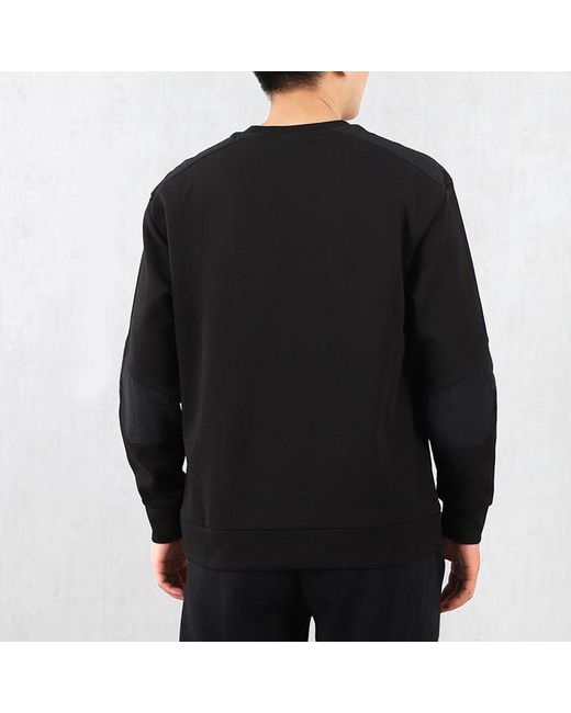 PUMA Black Nu-Tility Round Neck Casual Pullover Sports for men