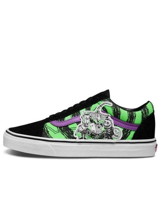Vans Green The Nightmare Before Christmas X Old Skool 'Lock Shock And Barrel' for men