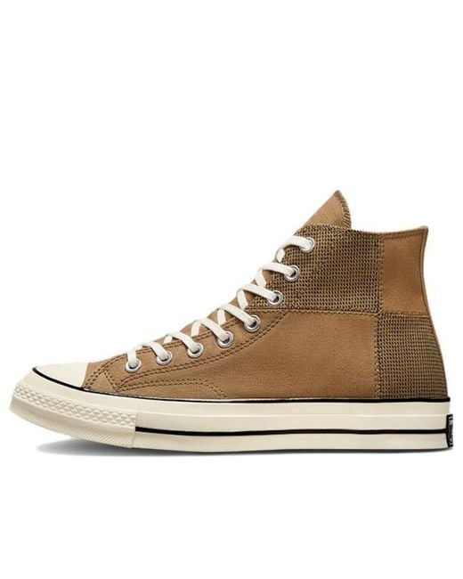 Converse Brown Chuck 70 High 'Houndstooth Patchwork' for men