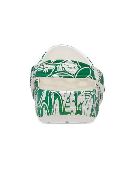 CROCSTM Green Classic Duke Print Clogs for men