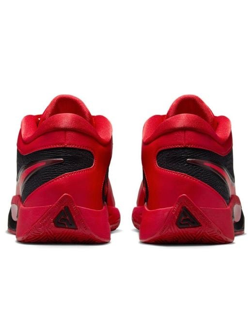 Nike Red Giannis Zoom Freak 6 Ep University' for men