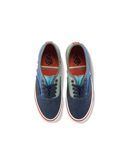 Vans Blue Nigel Cabourn X Og Authentic Lx 'Crazy Mix' for men