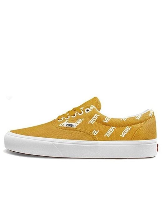 Vans Yellow Comfycush Era Logo for men