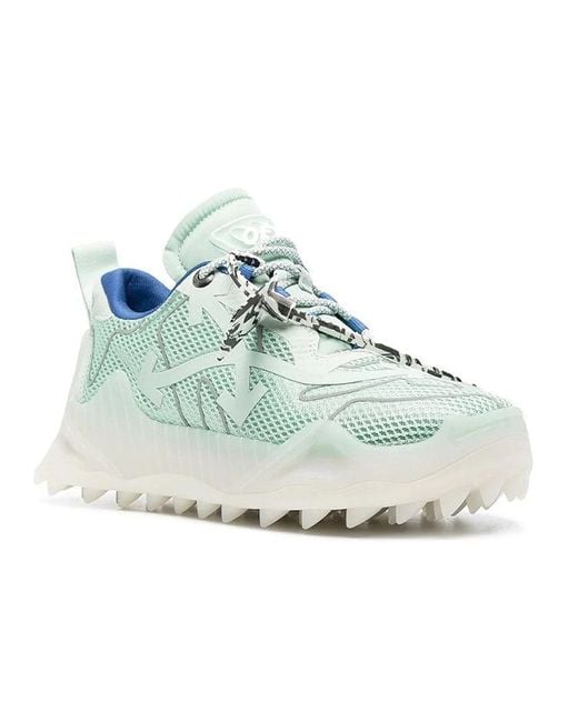 Off-White c/o Virgil Abloh Blue Odsy Mesh Low Top Running Shoes for men