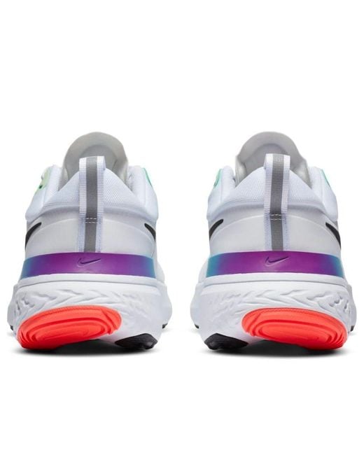 Nike White React Miler 'Ombre' for men