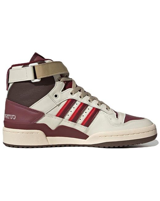 Adidas White Forum 84 High X Cuts & Slices 'Pull Up Beloved' for men