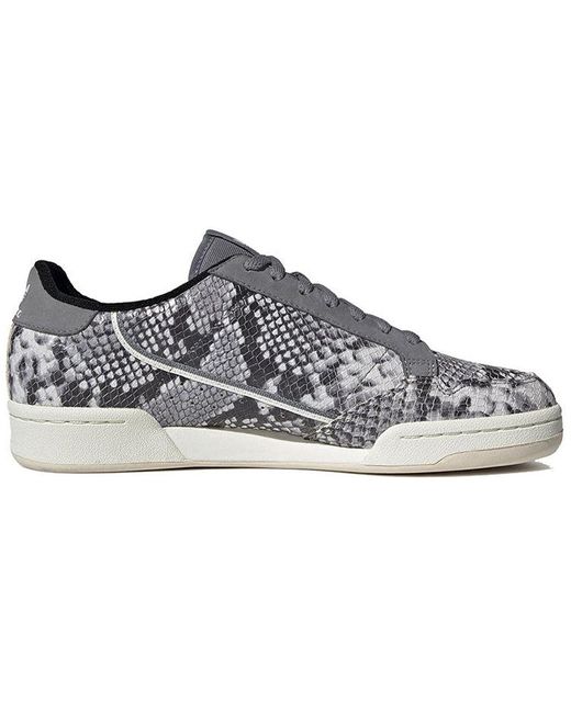 Adidas Gray Continental 80 Snakeskin' for men