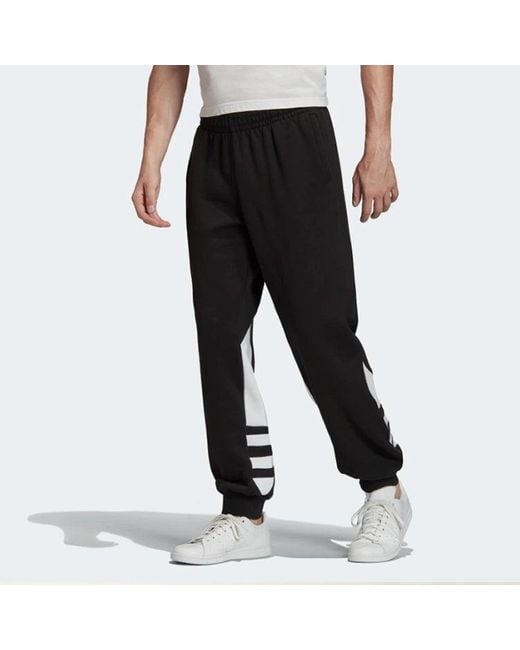 Adidas Black Originals Big Trefoil Sweat Pants for men