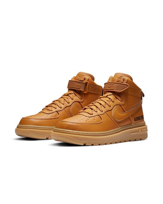 Nike Brown Air Force 1 Gore-Tex Boot 'Wheat' for men