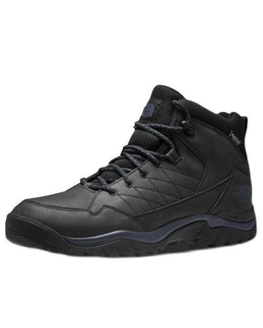 The North Face Black Truckee Mid Hiking Boots 'Tnf Asphalt' for men