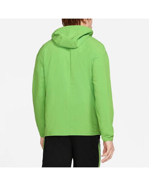 Nike Green Sport Clash Woven Training Pullover for men