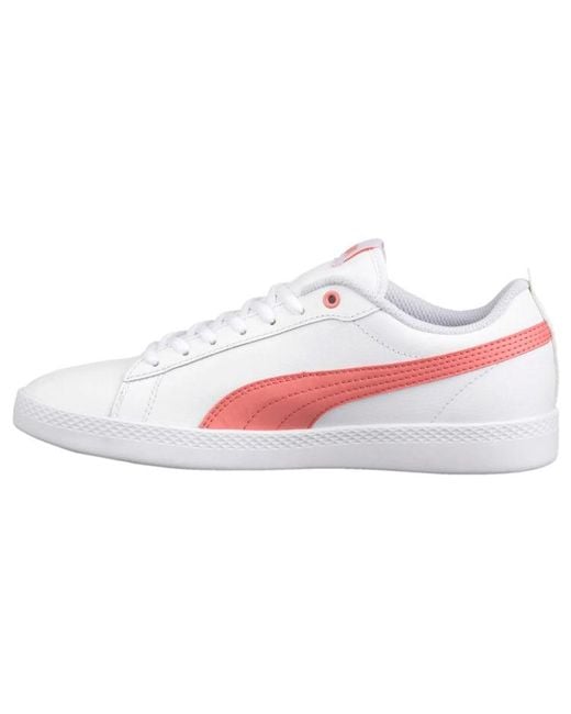 PUMA White (Wmns) Smash V2 'Shell'
