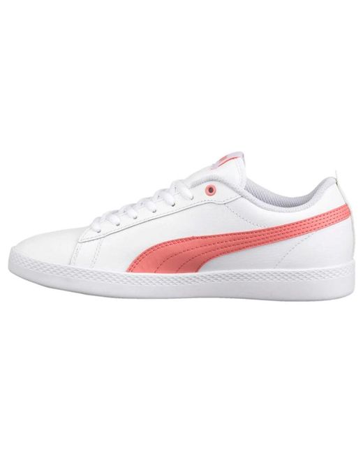 PUMA White (Wmns) Smash V2 'Shell'