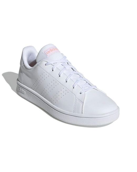 Adidas White (Wmns) Advantage Base Glow'
