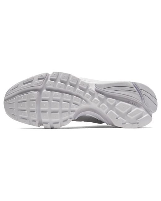 Nike Gray Air Presto Ultra Flyknit 'Triple' for men
