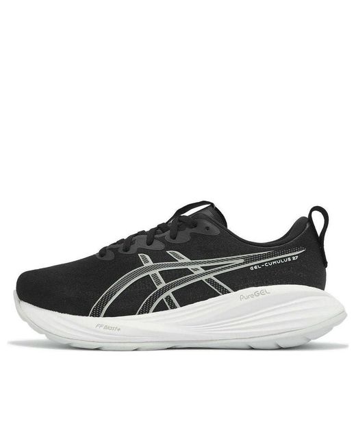 Asics Black Gel-Cumulus 27 Extra Wide Concrete' for men