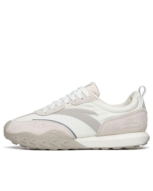 Anta White Heritage Low Taupe' for men