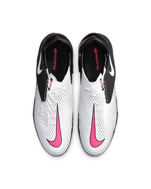 Nike White Phantom Gt Academy Flyease Mg Blast' for men
