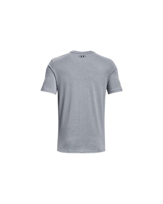 Under Armour Gray Project Rock Brahma Bull Short Sleeve T-Shirt for men